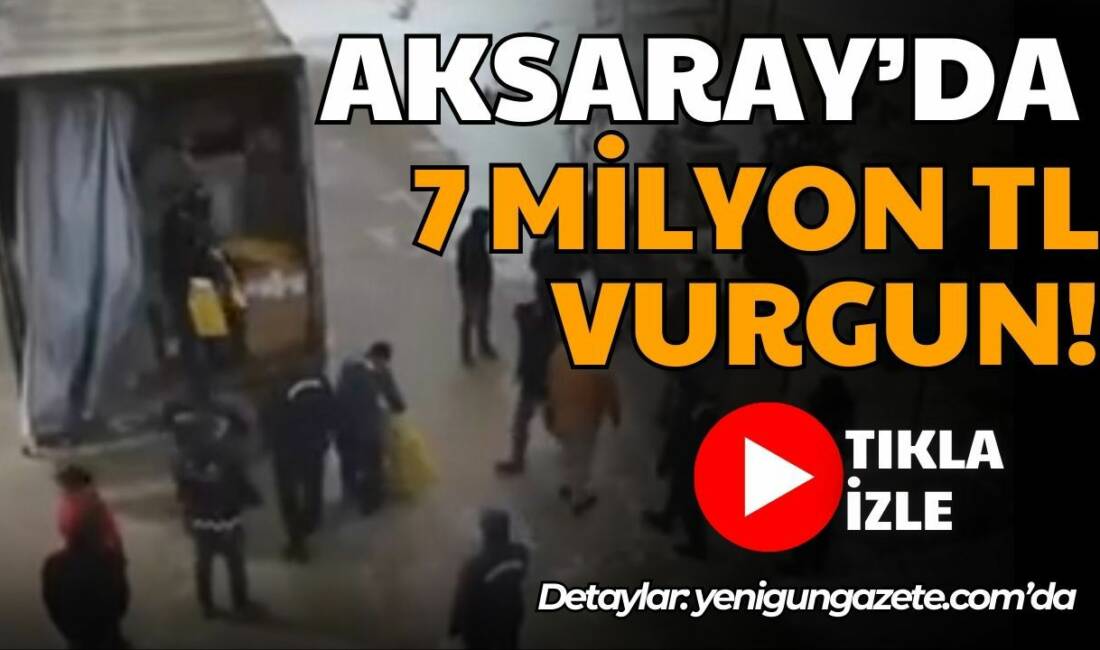 Aksaray’ın Ağaçören ilçesinde jandarmanın düzenlediği operasyonda yaklaşık 7 milyon lira