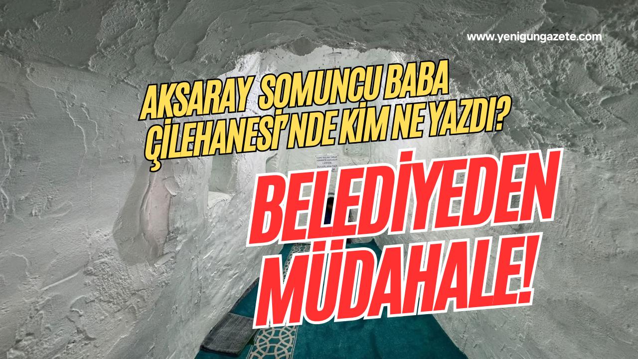 Kadim mekânın duvarlarına yazılan gizemli izler, ziyaretçilerin dikkatini çekti; belediye