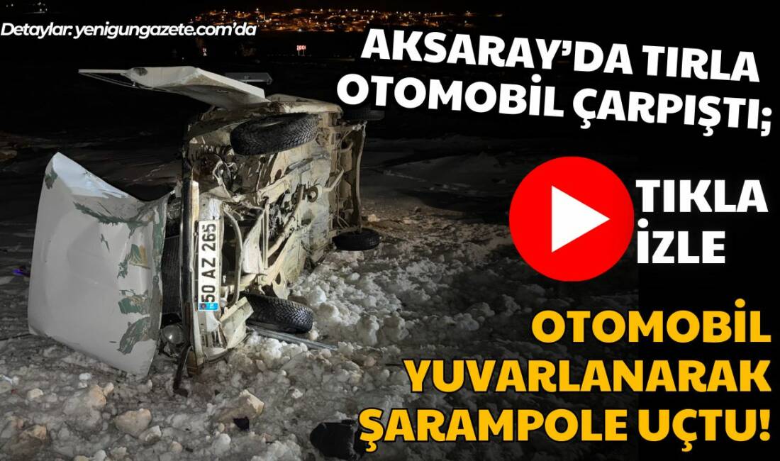 Yeni Çevre Yolu’ndaki kazada otomobil takla atarak şarampole yuvarlandı; yaralı