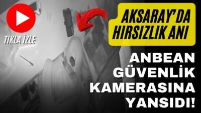 Aksarayda bir mağazaya giren hırsızlar para ve cep telefonu çalarak