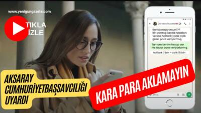 Aksaray Cumhuriyet Başsavcılığı, banka ve dijital hesap kiralama yoluyla artan