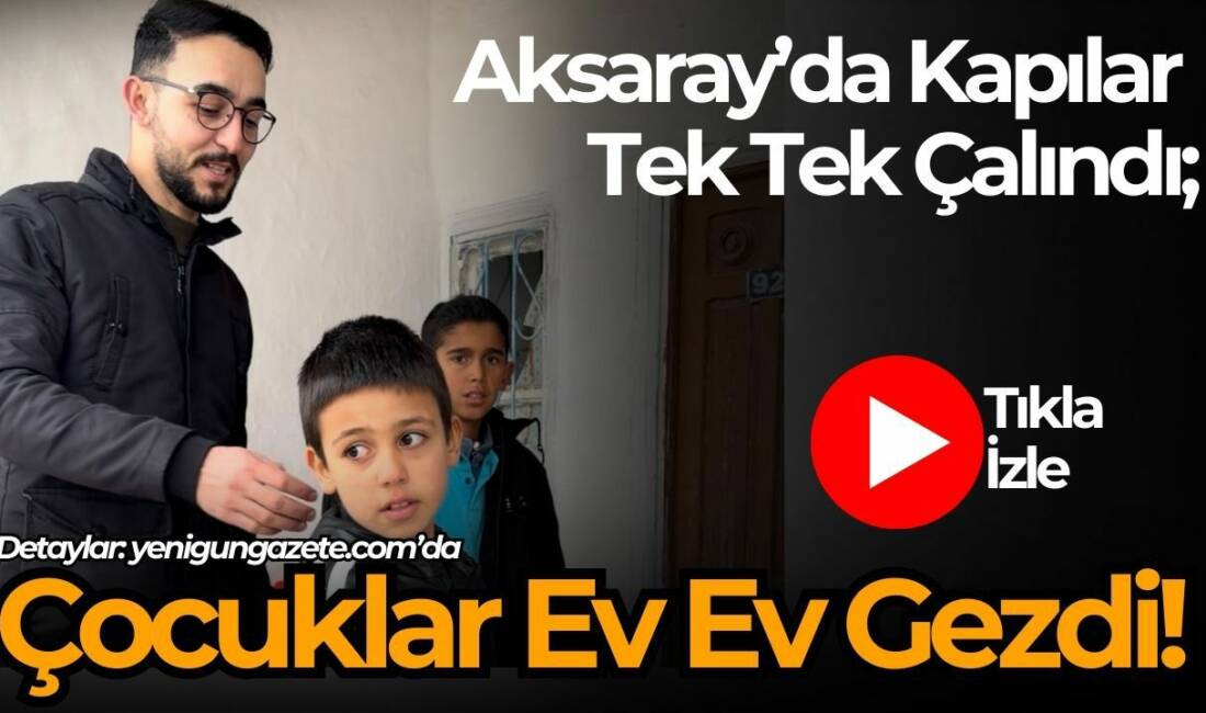 Aksaray’ın Yeşiltömek Köyü’nde görevli imam hatip Hasan Hüseyin Altan’ın çocuklarla
