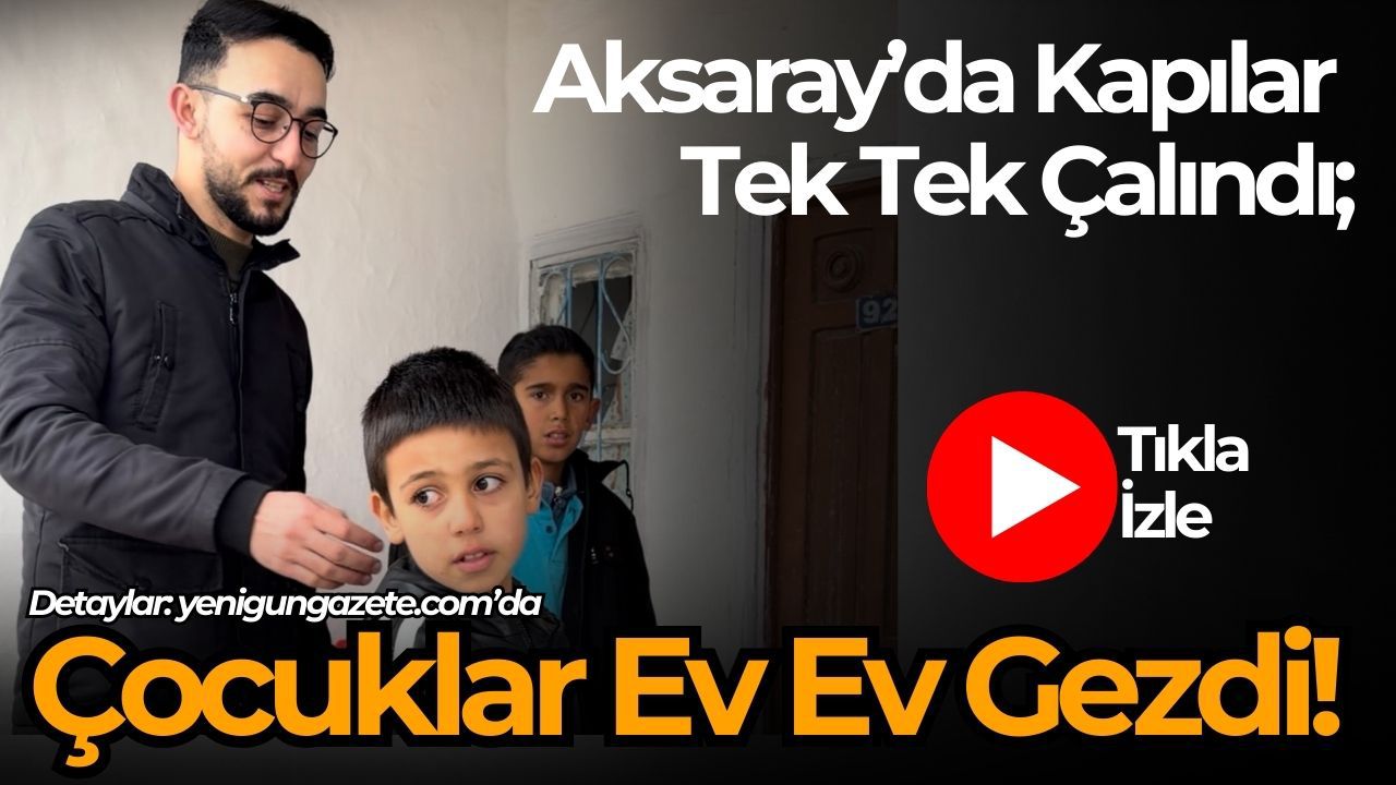 Aksaray’ın Yeşiltömek Köyü’nde görevli imam hatip Hasan Hüseyin Altan’ın çocuklarla