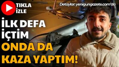 Aksaray Tacin Mahallesi’nde meydana gelen kazada, alkollü olduğu belirlenen aday
