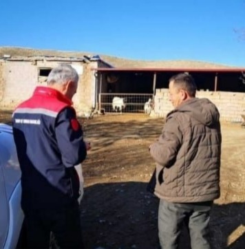 Aksaray Tarım ve Orman İl Müdürlüğü ekipleri, Sapmaz Köyü’nde mera