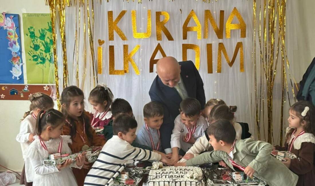 Hamidiye Hacı Ahmet Çetin 4–6 Yaş Kur’an Kursu’nda, Kur’an harflerini