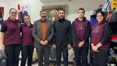 Şehit Rıfat Kahyaoğlu Anadolu Lisesi öğrencileri, e-Twinning Projesi kapsamında anlamlı