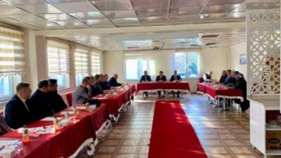 Ortaköy ilçesinde Eğitim Bölgeleri Grup Toplantısı gerçekleştirildi. Toplantıya katılan Kaymakam