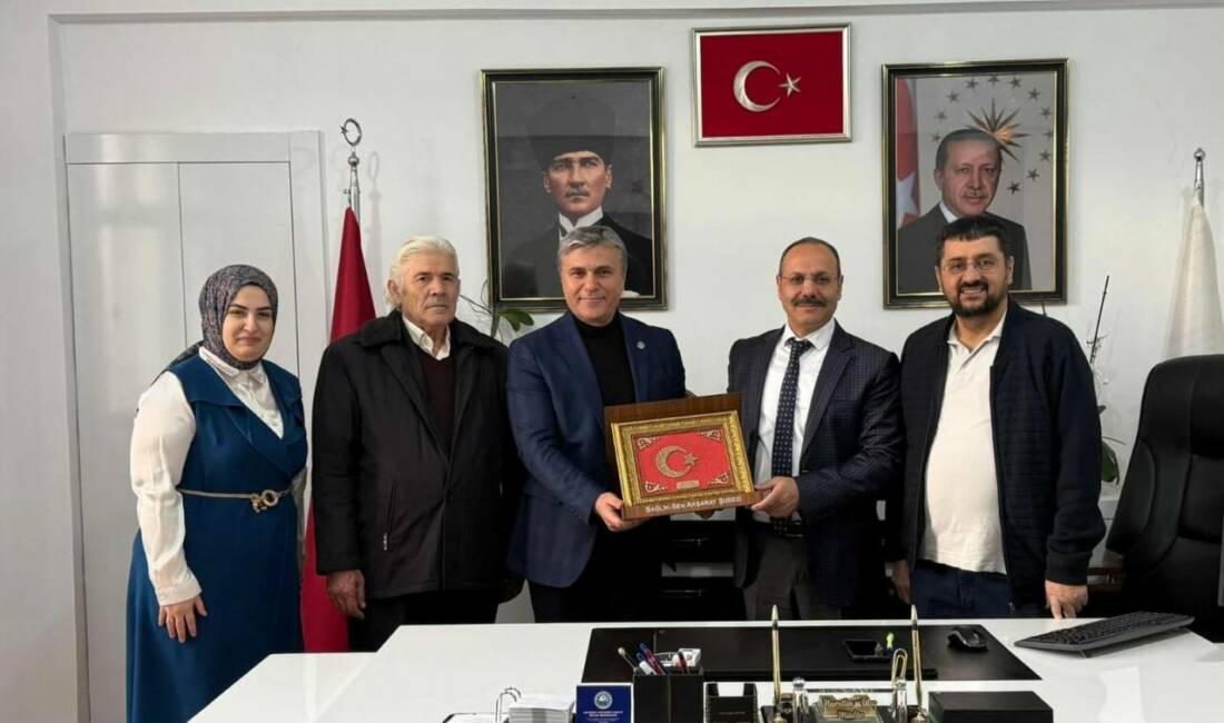 Sağlık Sen Aksaray Şube Başkanı Rıfat Kaya ve beraberindeki heyet,