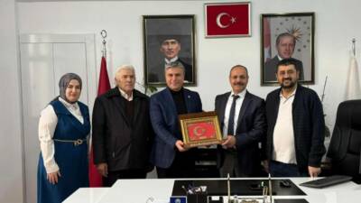 Sağlık Sen Aksaray Şube Başkanı Rıfat Kaya ve beraberindeki heyet,