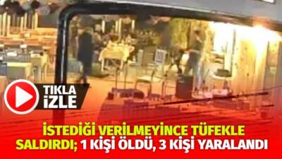 Balıkesir'in Gömeç ilçesinde yaşanan olayda işletme sahibinden alkollü içki isteyen