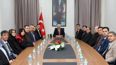 Aksaray Valisi Mehmet Ali Kumbuzoğlu, görev süresinin sona ermesi dolayısıyla