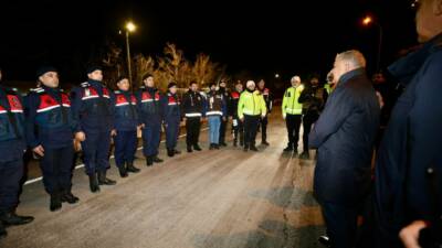 Vali Murat Duru’dan Aksaray–Adana Yol Kontrol ve Uygulama Noktasına Ziyaret