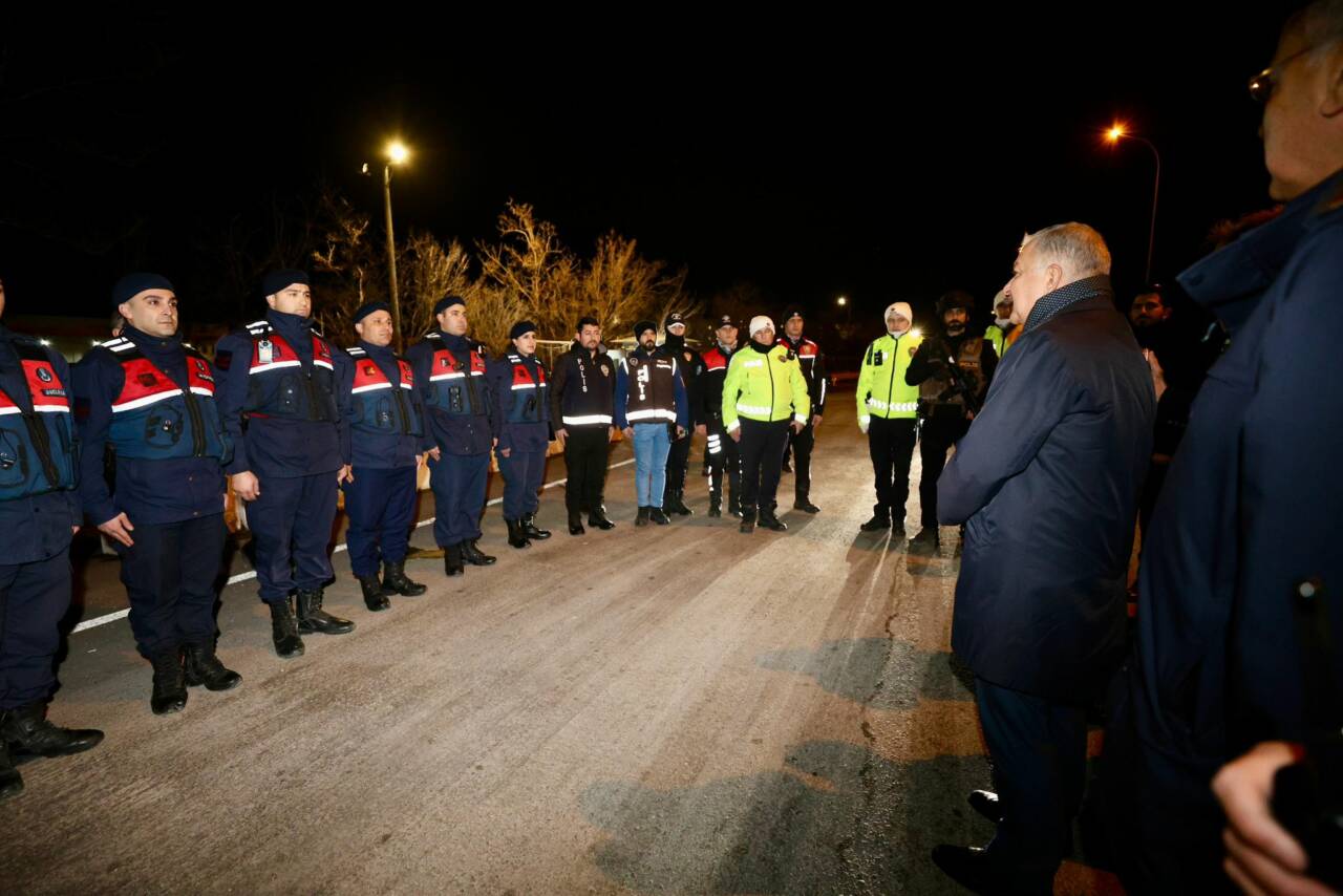 Vali Murat Duru’dan Aksaray–Adana Yol Kontrol ve Uygulama Noktasına Ziyaret