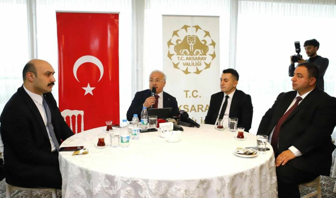 Aksaray Valisi Mehmet Ali Kumbuzoğlu, 10 Ocak Çalışan Gazeteciler Günü