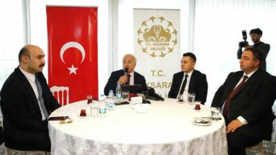 Aksaray Valisi Mehmet Ali Kumbuzoğlu, 10 Ocak Çalışan Gazeteciler Günü