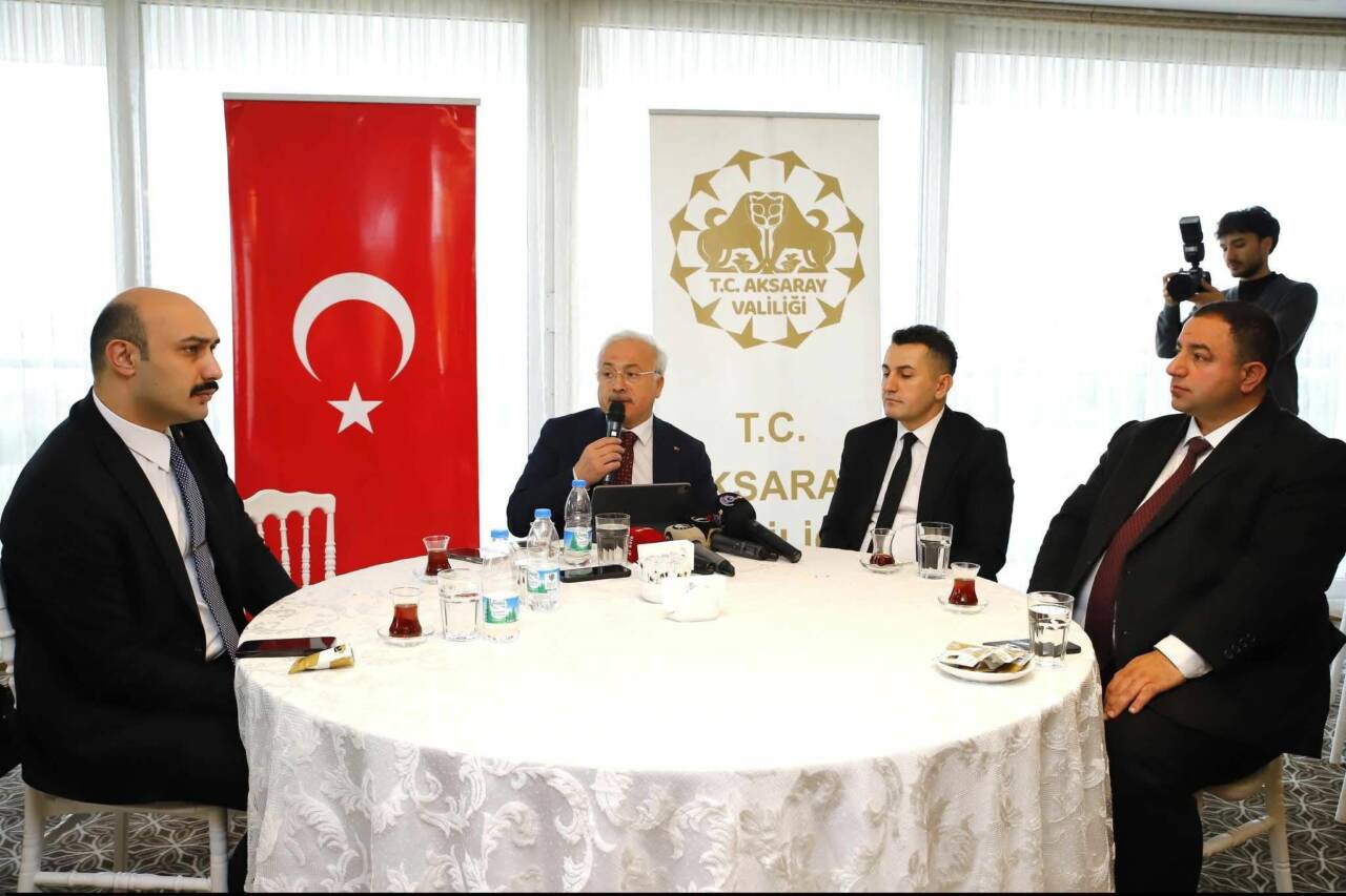 Aksaray Valisi Mehmet Ali Kumbuzoğlu, 10 Ocak Çalışan Gazeteciler Günü