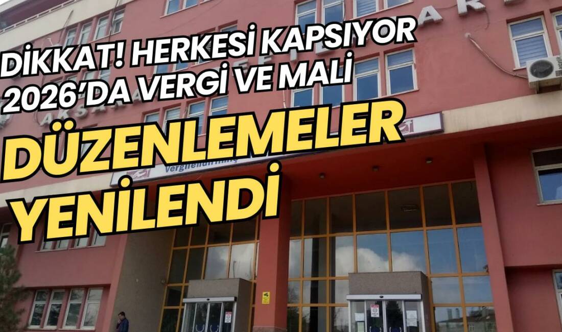 2026 yılına ilişkin vergi istisnaları, gelir vergisi dilimleri, fatura düzeni