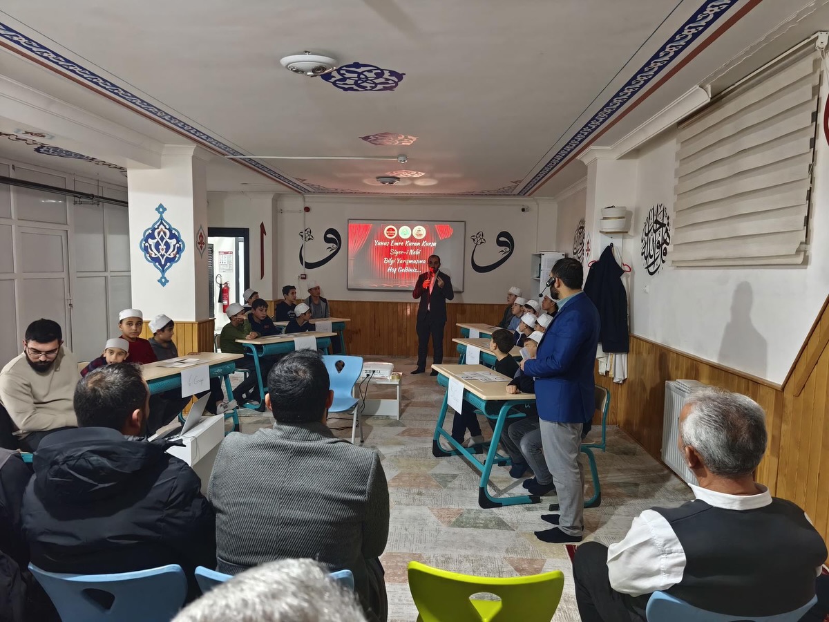 Peygamberin doğumunun 1500. yılı vesilesiyle Yunus Emre Kur’an Kursu’nda düzenlenen