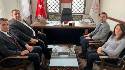 Aksaray Vali Yardımcısı Turan Soğukoluk, Kültür Turizm İl Müdürlüğü’nü ziyaret