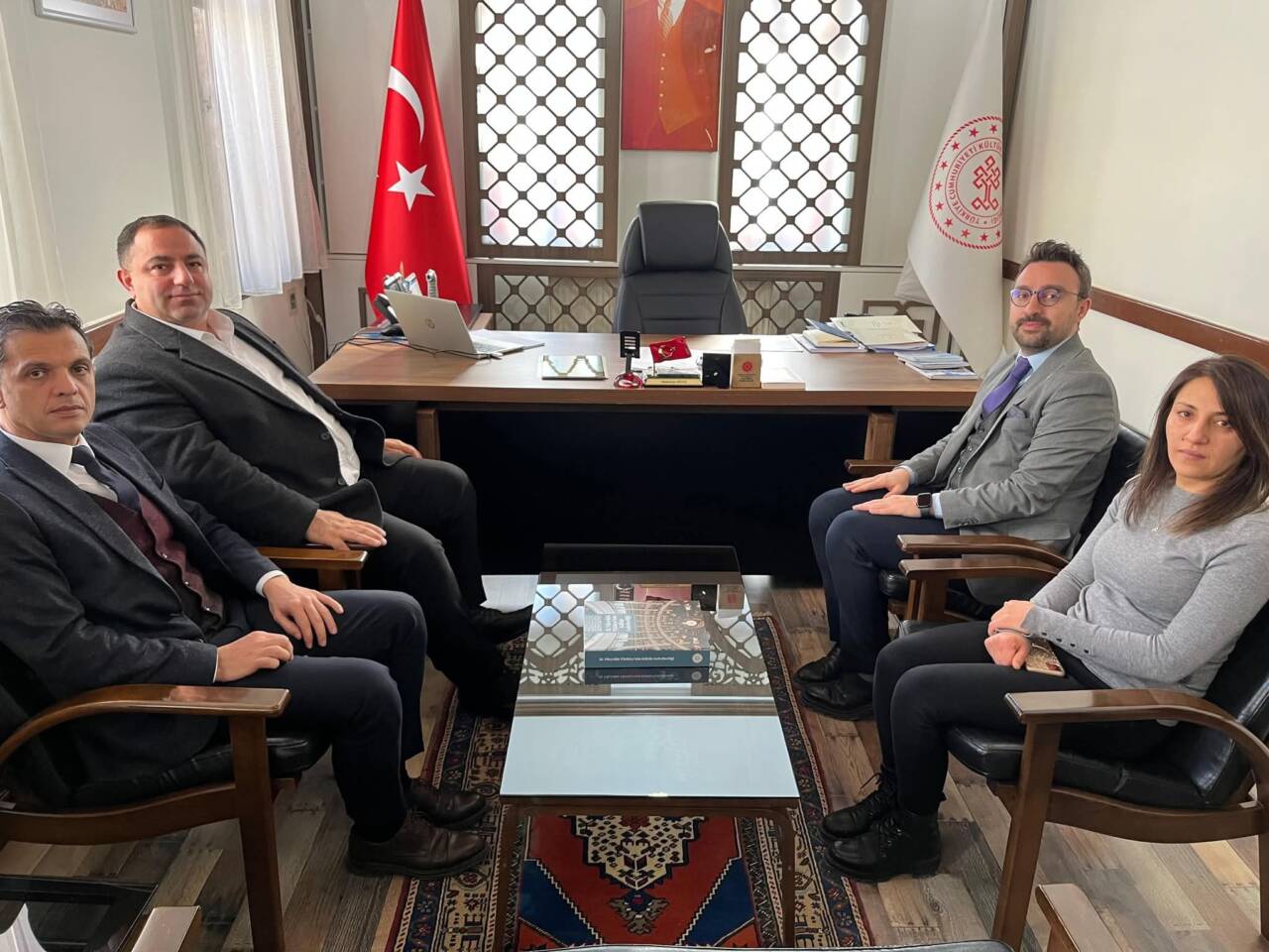 Aksaray Vali Yardımcısı Turan Soğukoluk, Kültür Turizm İl Müdürlüğü’nü ziyaret