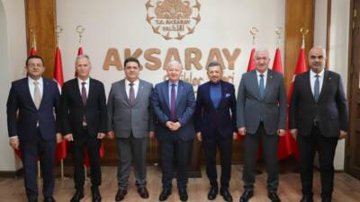 MHP Aksaray Milletvekili Ramazan Kaşlı ve beraberindeki milletvekilleri ile il