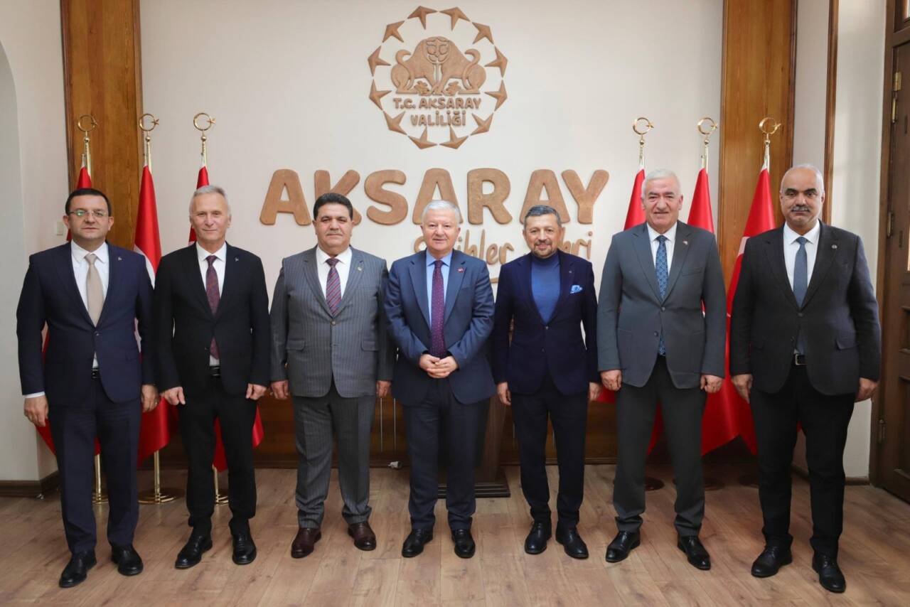 MHP Aksaray Milletvekili Ramazan Kaşlı ve beraberindeki milletvekilleri ile il