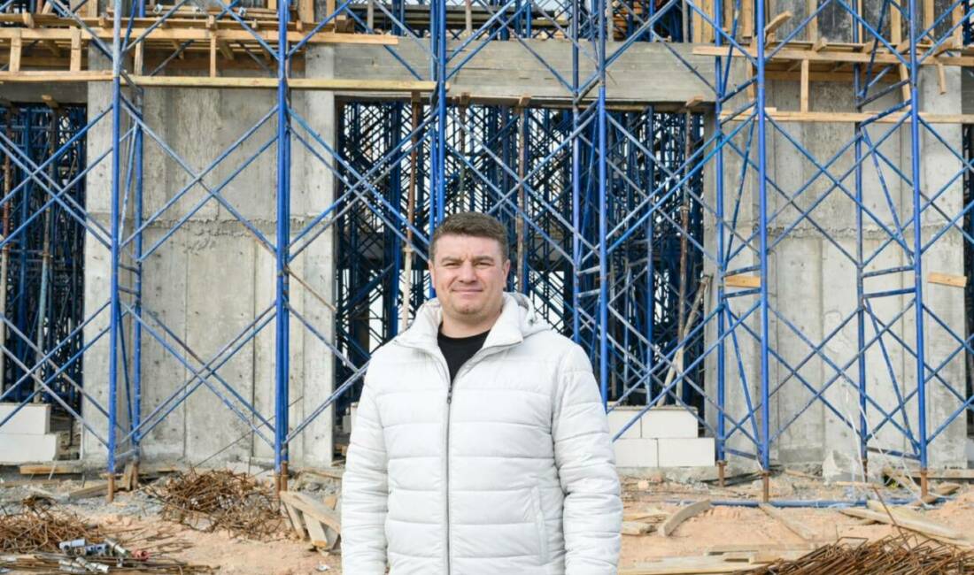 Belediye Başkanı Dr. Evren Dinçer, Yeni Şehir Mezarlığı içerisinde yapımı