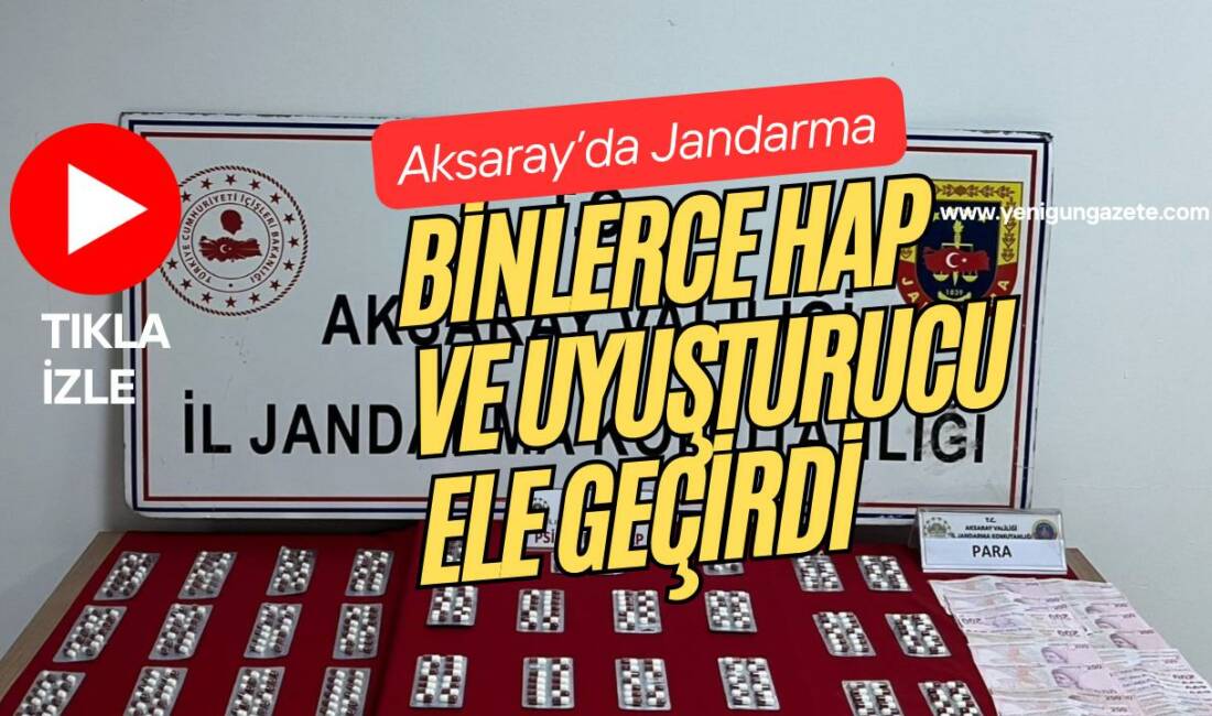 Aksaray İl Jandarma Komutanlığı ekiplerinin 11 Şubat’ta düzenlediği operasyonda 616