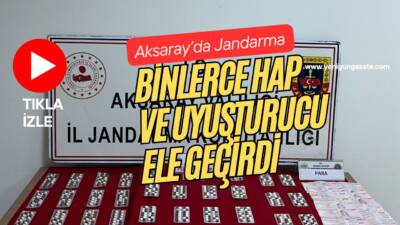 Aksaray İl Jandarma Komutanlığı ekiplerinin 11 Şubat’ta düzenlediği operasyonda 616