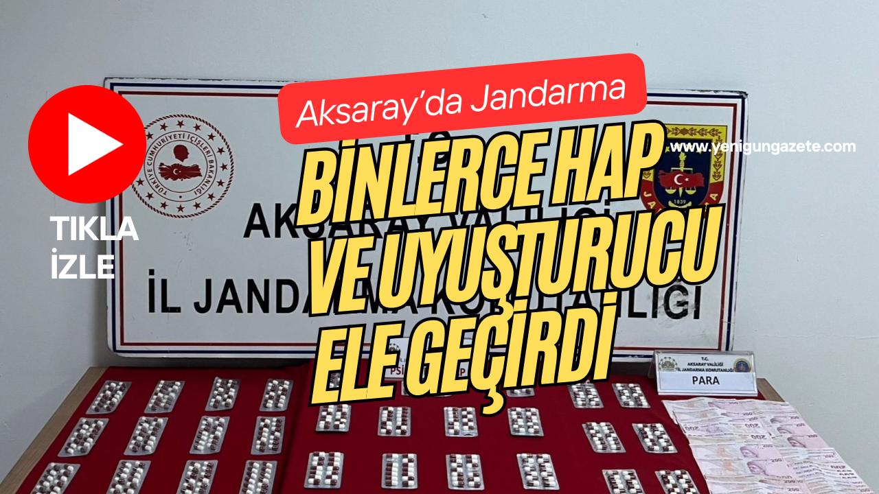 Aksaray İl Jandarma Komutanlığı ekiplerinin 11 Şubat’ta düzenlediği operasyonda 616