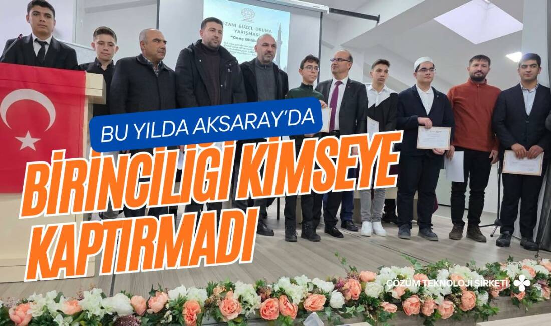 Aksaray Anadolu İmam Hatip Lisesi, Genç Bilâller Ezan Okuma Yarışması’nda