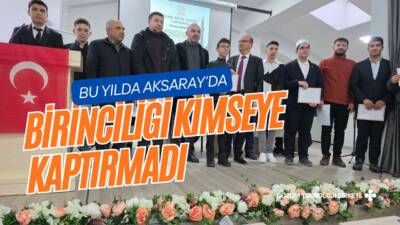 Aksaray Anadolu İmam Hatip Lisesi, Genç Bilâller Ezan Okuma Yarışması’nda