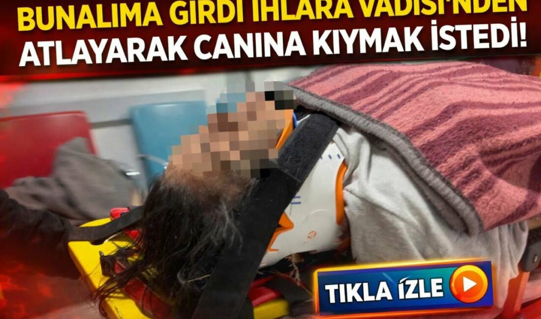 Aksaray’ın Güzelyurt ilçesine bağlı Ihlara beldesinde bir kişi, Ihlara Vadisi’ne