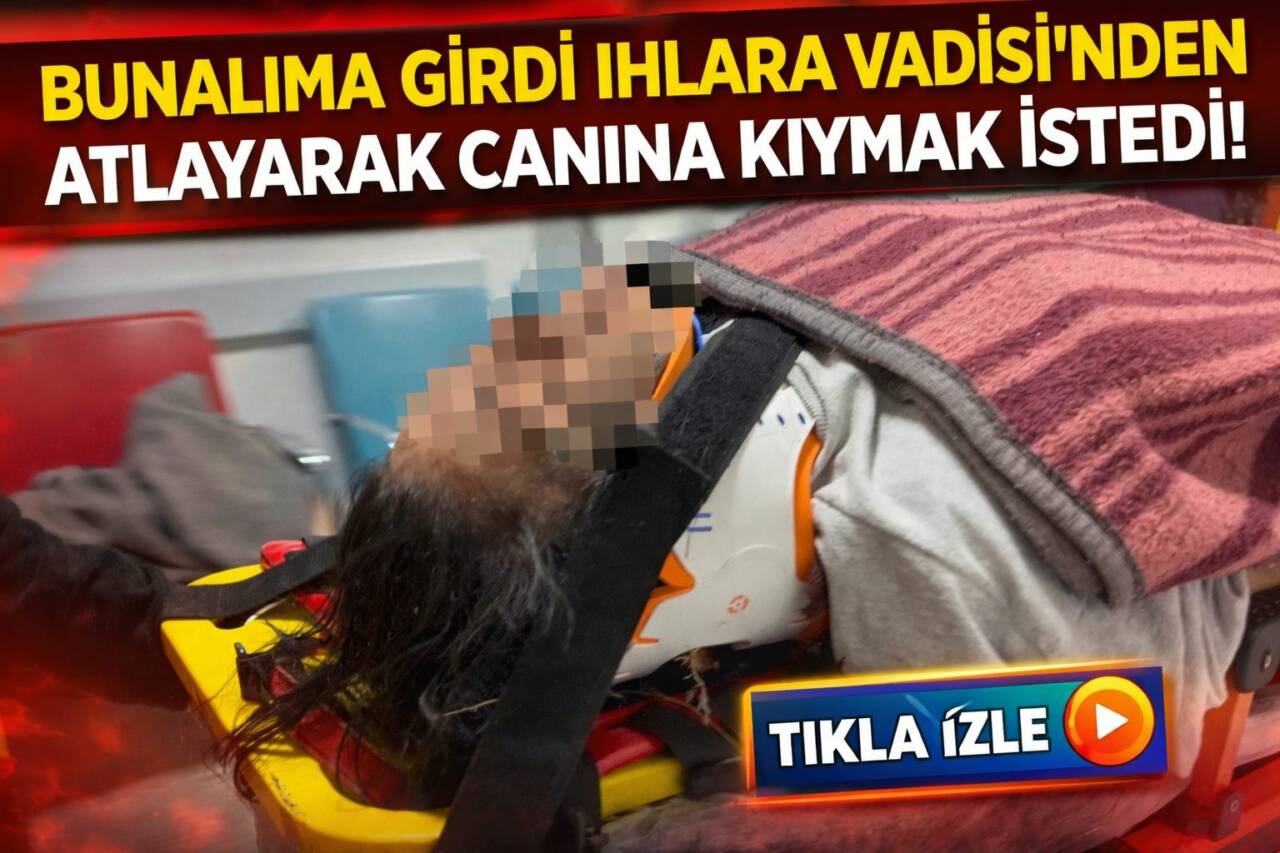 Aksaray’ın Güzelyurt ilçesine bağlı Ihlara beldesinde bir kişi, Ihlara Vadisi’ne