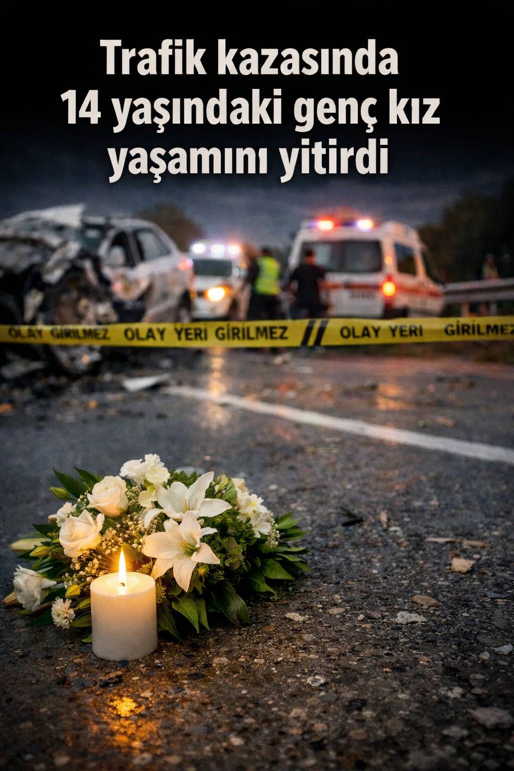 Ankara’nın Çankaya ilçesinde otomobilin çarptığı 14 yaşındaki kız çocuğu hayatını