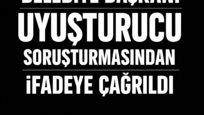 İstanbul Cumhuriyet Başsavcılığı tarafından ünlülere yönelik yürütülen uyuşturucu soruşturması kapsamında