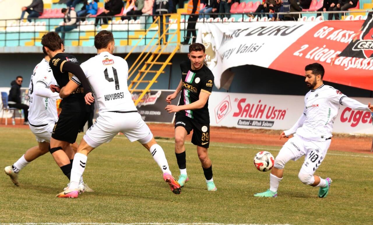 Kuzeyboru 68 Aksarayspor, ligdeki 23. hafta maçında Kırklarelispor deplasmanına sakat