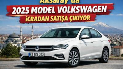 Aksaray’da 2025 model, otomatik vites ve benzinli Volkswagen marka otomobil,