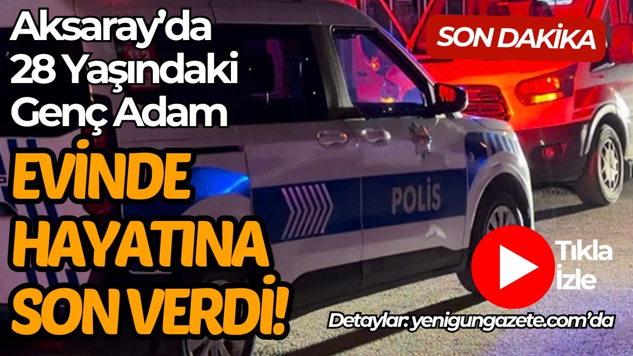 Aksaray’da bunalıma giren genç adam intihar ederek hayatına son verdi.