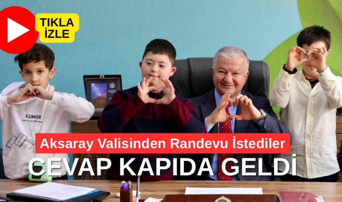 Aksaray’da engelli derneklerinin randevu taleplerine yanıt, Aksaray Valisi Murat Duru’nun