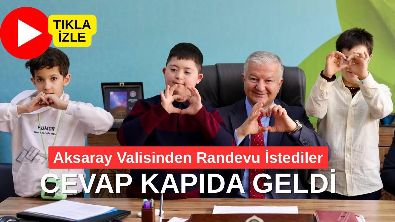Aksaray’da engelli derneklerinin randevu taleplerine yanıt, Aksaray Valisi Murat Duru’nun