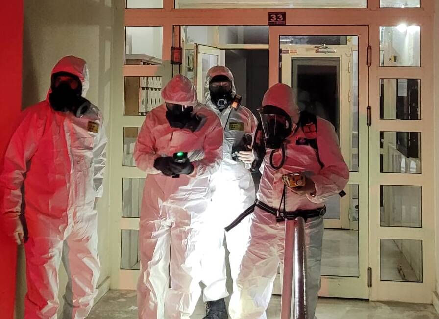 Konya'nın Meram ilçesindeki apartmanda yapılan böcek ilaçlamasından etkilenen 12 kişi