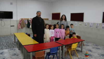 Aksaray'ın Eskil ilçesinde yaşayan 74 yaşındaki Ali Ermiş'in okula gidememenin