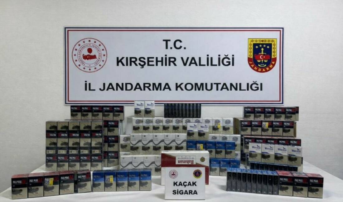 Kırşehir'de bir otobüste 528 paket gümrük kaçağı sigara ele geçirildi.