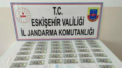 Eskişehir'in Sarıcakaya ilçesinde jandarma ekiplerince düzenlenen tefecilik operasyonunda bir zanlı