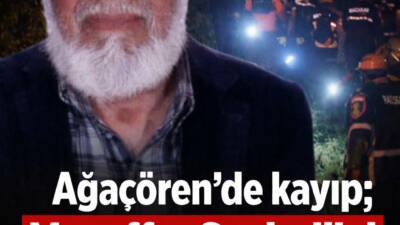 74 yaşındaki Alzheimer hastası Muzaffer Sevimli’den cuma sabahından bu yana