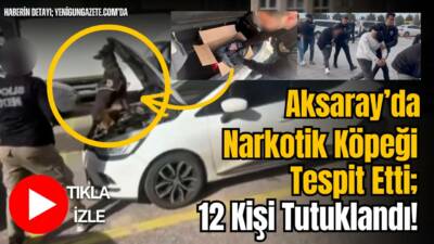 Aksaray’da narkotik ekiplerinin yürüttüğü operasyonlarda 8 bin 200 sentetik ecza