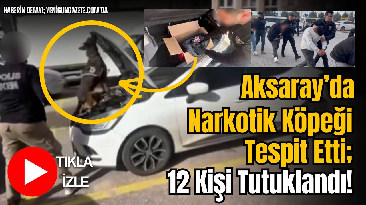 Aksaray’da narkotik ekiplerinin yürüttüğü operasyonlarda 8 bin 200 sentetik ecza