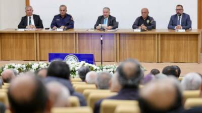 Aksaray Valisi Murat Duru başkanlığında düzenlenen Okul Güvenliği Toplantısı’nda ikinci